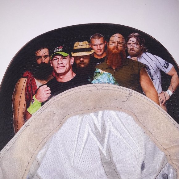 Genuine Snapback Adult Mens Womens Unisex Cap Hat WWE Wrestling Camo Gray Preown - Picture 15 of 16